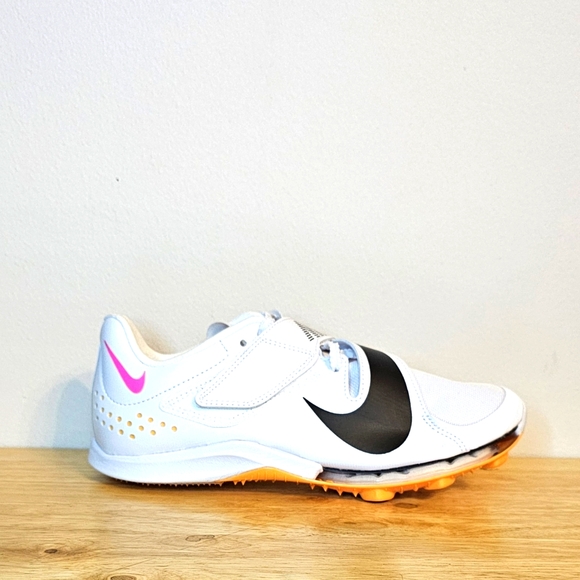 Nike Air Zoom LJ Elite Long Jump White Track Shoes Men's size 5.5 / Women size 7 - Picture 7 of 13
